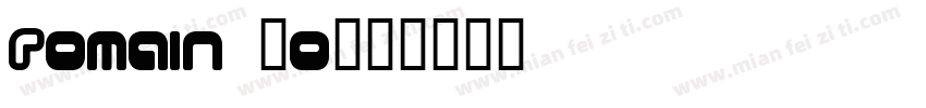 Romain 20字体转换